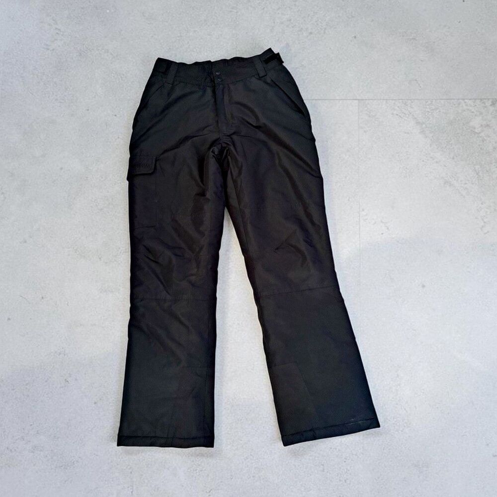 Magellan Outdoors Womens M Black Insulated Cargo Snow Ski Pants Winter Medium